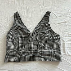 abercrombie & fitch • black and white top